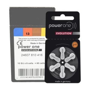 PowerOne Evolution - Size 13 (60 Batteries)