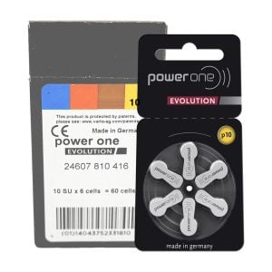 PowerOne Evolution - Size 10 (60 Batteries)