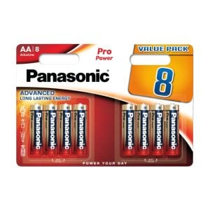 Panasonic AA Pro-Power Batteries (8 Pack)